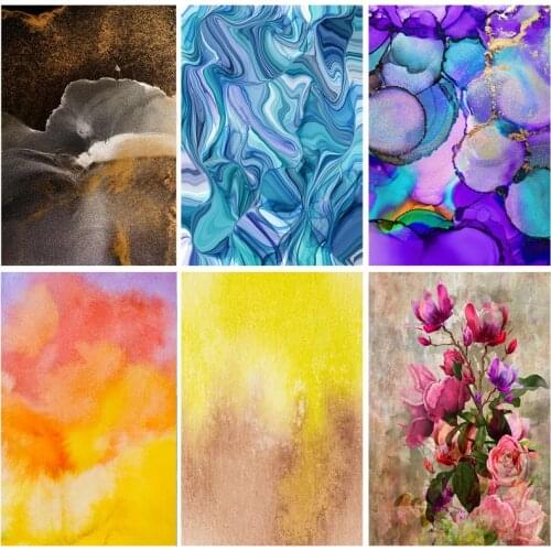 SHENGYONGBAO Vinyl Custom Photography Backdrops Props Marble Gradient Painted Photo Studio Background 201011FSH-01