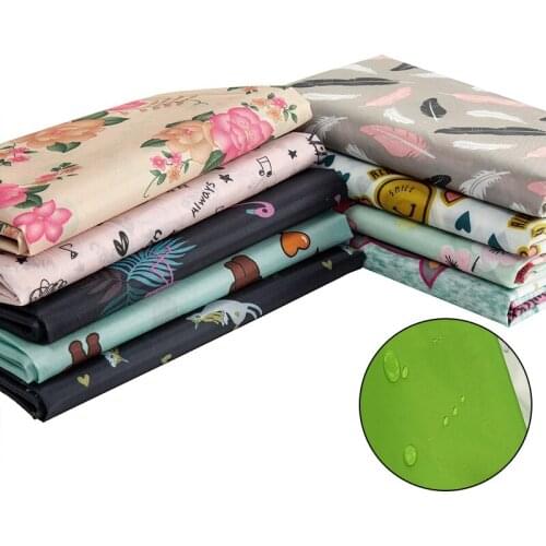 Cartoon Water Proof Pu Fabric For Sewing Shower Curtain Or Apron TJ1155-T87