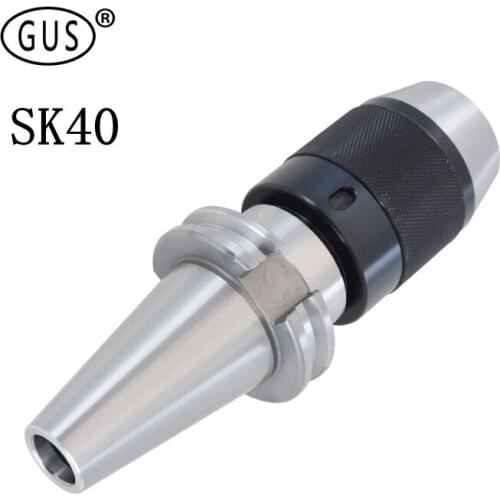 DIN69871 high-quality SK40 APU13 APU16 1-13mm 1-16mm APU Self-tightening Drill Connect Drill Clamp Machining Center Tool Handle