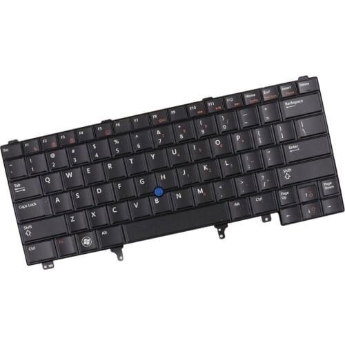Black Laptop US Layout Keyboard Replace for Dell Latitude E6320 E5420 E6420 Accessories Parts