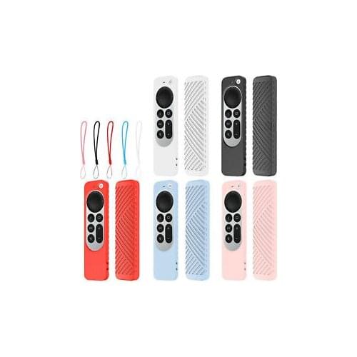 Protective Case, Silicone Case Compatible With for Apple TV 4K Remote Controller 2021, Lightweight Anti Slip Shockproof Cover