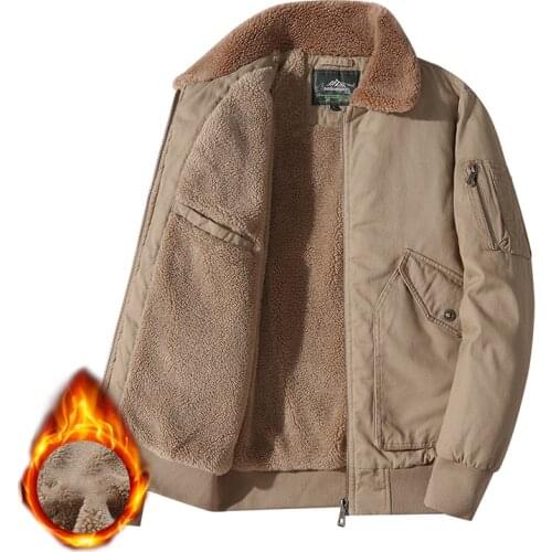 Winter Military Bomber Jacket Men Windbreaker Thick Warm Multi-pocket Mens Jackets Outdoor Coats Male Chaqueta Hombre Size M-4XL