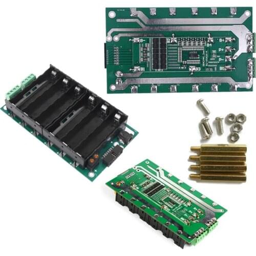 6S Power Wall 18650 Battery Pack Holder Power Bank Case Balancer BMS PCB Circuits Protection Board