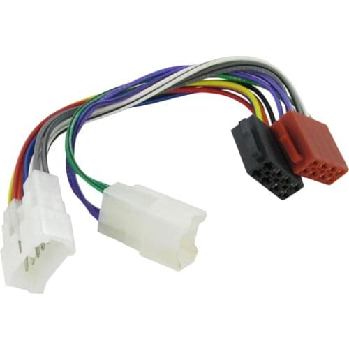 Car Radio Wiring Harness Plug Cable Auto Stereo ISO Adapter Wiring Connector For Toyota Lexus MR2 Land Cruiser RAV4 Solara Yaris