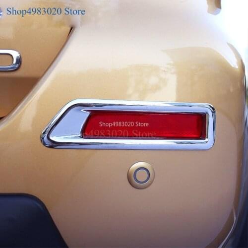 Car Styling For Nissan Terra 2018 2019 ABS Chrome Car Rear Headlight Cover Trim Auto Exterior Accessories 2pcs