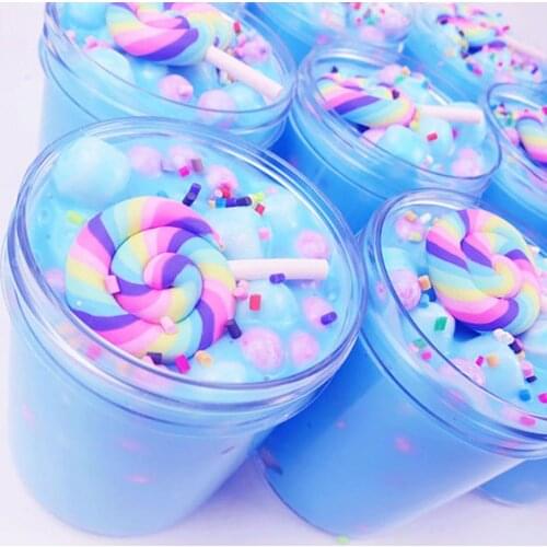 Colorful Lollipop Putty Soft Bouncing Slime Stress Reliever Kids Toy New Magic Crystal Clay Plasticine Supplies Toys For Childre