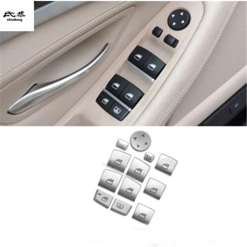1Lot ABS Car Window Lift Button Decoration Cover For 2014-2018 BMW X5 F15 / X6 F16 Car Accessories