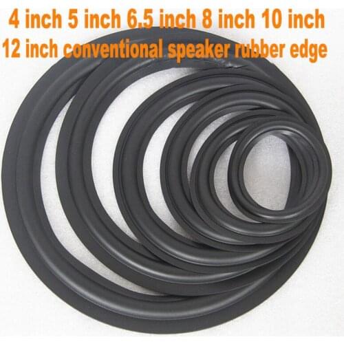 10 pcs Horn speaker speaker rubber edge 4 inch 5 inch 6.5 inch 8 inch 10 inch 12 inch rubber folding ring edge ring repair
