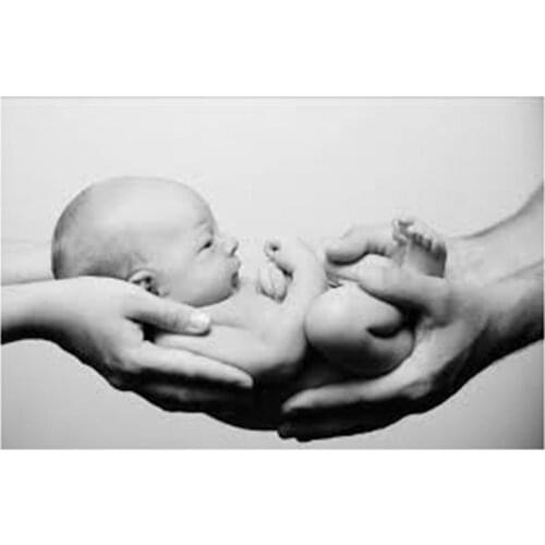 Dpsupr Full Square/Round 5D Diy Diamond Painting Cross Stitch "Kid Baby" Diamond 3D Embroidery Mosaic Home Decor Gift