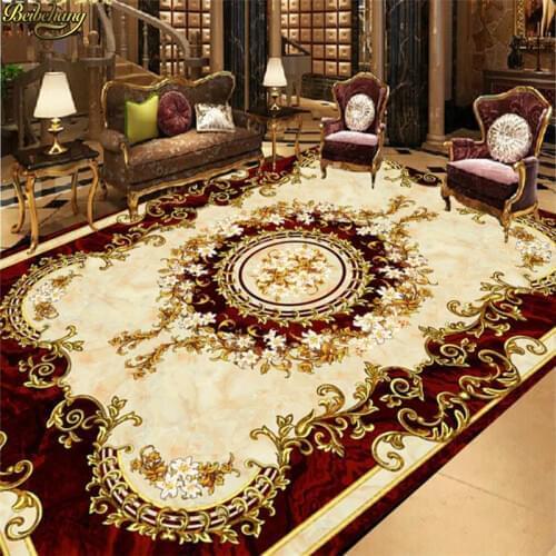 Beibehang Custom Photo Wallpaper 3D Self Adhesive Floor Atmosphere European Style Ceiling Continental Carpet Floor Painting