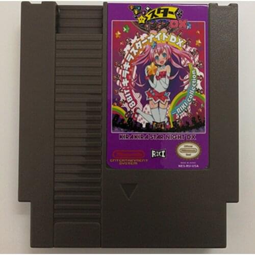 Kira Kira Star Night DX Nes Card For 72 Pin 8 Bit Game Player
