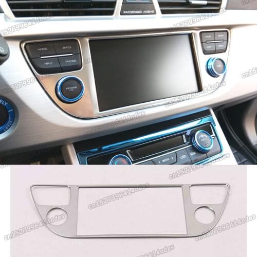 Lsrtw2017 Abs Car Gps Screen Edge Frame CD Panel Trims for Geely Boyue Atlas Emgrand 2016 2017 2018 2019 2020 Chrome Accessories