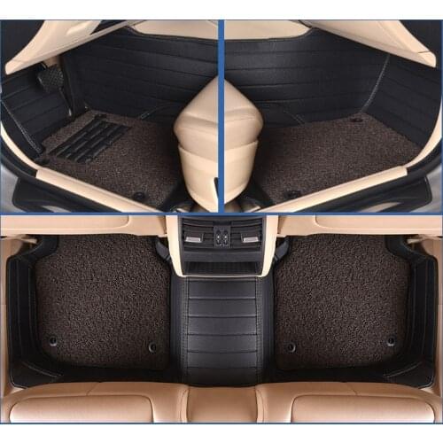 Myfmat custom foot leather car floor mats for AUDI A4 A4L A6L A6 A1 A7 A8 A3 SQ5 RS-5 Rs-7 free shipping new styling waterproof