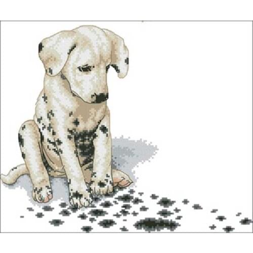 Dalmatian patterns Counted Cross Stitch 11CT 14CT 18CT DIY Chinese Cross Stitch Kits Embroidery Needlework Sets