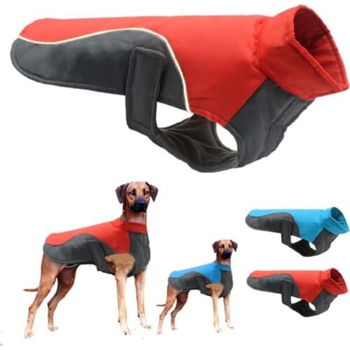 New Dog Jackets Autumn And Winter Outdoor Big Dog Clothes Thick Waterproof Pet Clothes Wholesale Spot S-5XL
