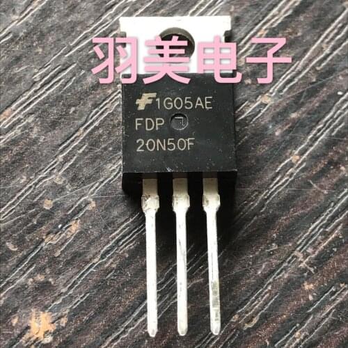 10 PCS New triodeFDP20N50F TO-220