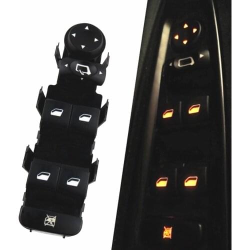 Front Left Side Electric Power Window Regulator Master Switch 6554.HA 6554HA For Citroen C4 2004-2015