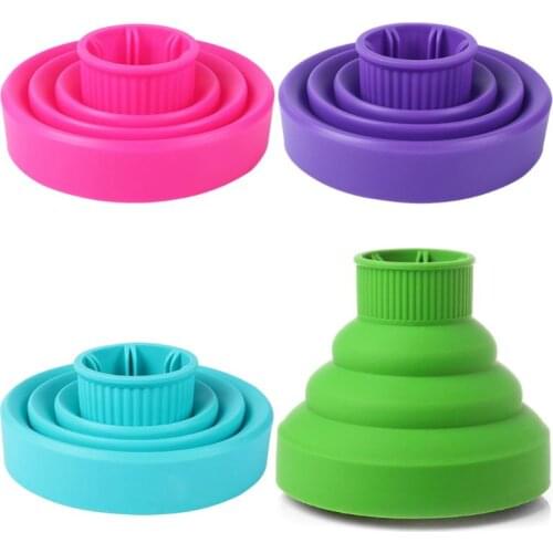 Silicone Hair Dryer Diffuser Suitable for 4-5cm Dry Blower Thick Frizzy Hair T8DF