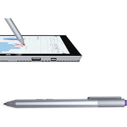 Stylus Pen For Microsoft Surface Pro 6 5 4 3 For Surface 3 Book Laptop Pressure Pen Touch Silver Bluetooth