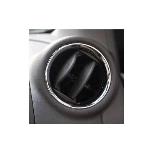 Bright Chrome air conditioning vent trim fit for 2012 12 NISSAN VERSA SEDAN