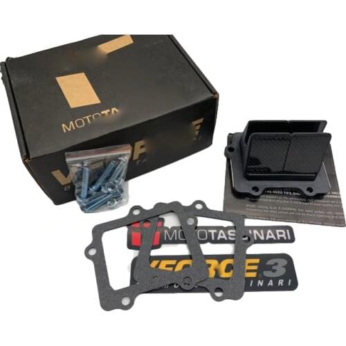 Motorcycle Parts Fuel Supply FOR V-Force 3 Reed Cage/Block Carbon Fiber Petals Yamaha YZ250 RM250 2002 - 2016