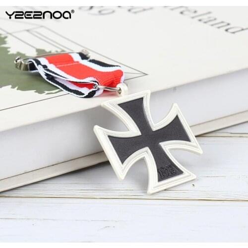 1pcs Germany 1939 Iron Cross Medal Badge 2nd Class With Ribbon Foreign Antique