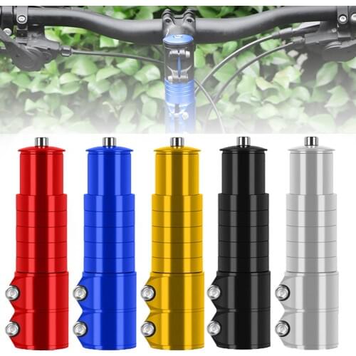 Aluminum Alloy Bicycle Stem Increased Control Tube Extend Handlebar Stem Heighten Bike Front Fork Bicycle Parts Accessories