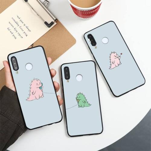 Cute animal dinosaur Phone Case For Huawei honor Mate P 9 10 20 30 40 Pro 10i 7 8 a x Lite nova 5t