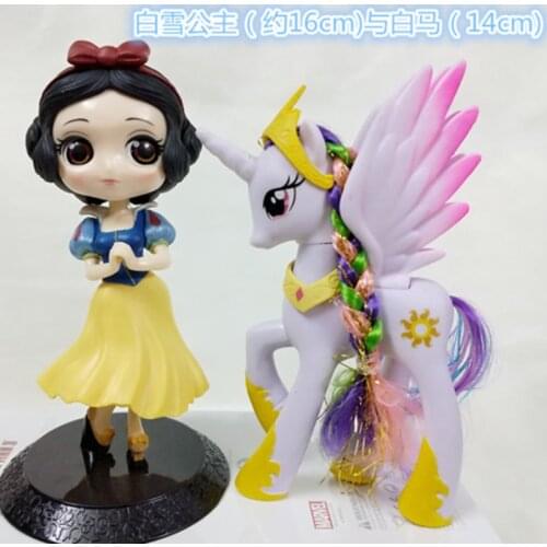 My Little Pony 3 pcs set Action Figure Kid Toys Twilight Sparkle Rainbow Dash Doll Kawaii Model Ornaments Girls Boys Gift