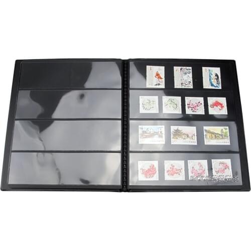 J1.5 Mini-sized 2-3-4 and 5 stamps lines in a page, PCCB-Small Size Postage Stamps Album 20.5cm*25cm, 4 kinds for your choose