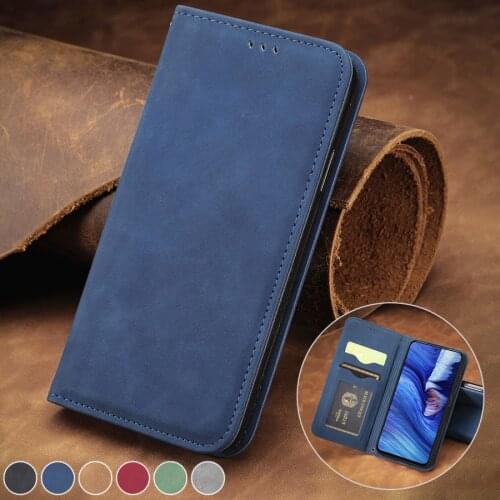 Retro Skin Feel To Suck Wallet Case For Xiaomi Redmi Note 10/10S/10 Pro Max/9/9S/9 Pro/8T/8 Pro/7 K40 Pro 9 9A 9C 9T 8 8A 7A 7