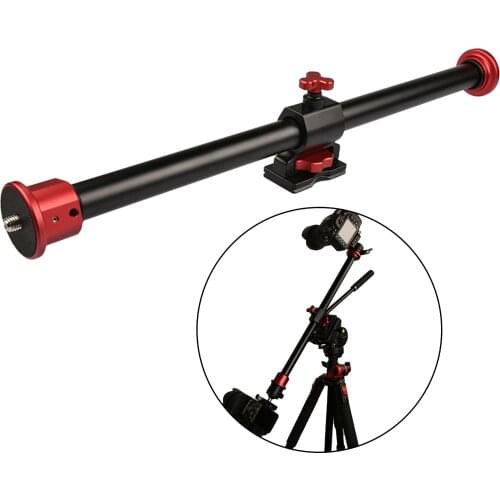 Horizontal Tripod Arm, 3/8 Screw Support Tripod Extension Bar Stand for Camera, Professional Photography Studio