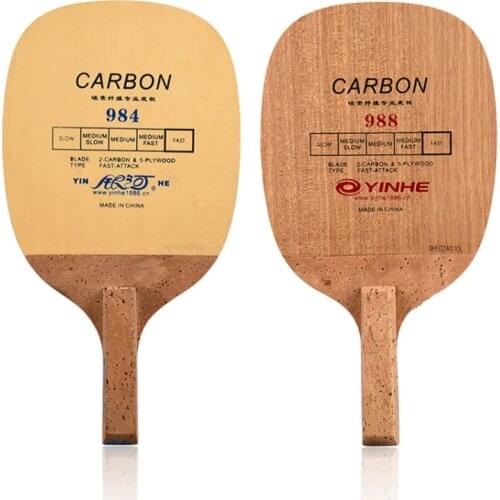 Original yinhe 984 988 table tennis blade JS handle fast attack japanese penhold for table tennis racket ping pong game