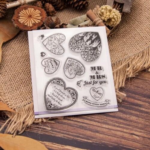 Love Transparent Clear Silicone Stamp/Seal for DIY scrapbooking/photo album Decorative clear stamp A1302