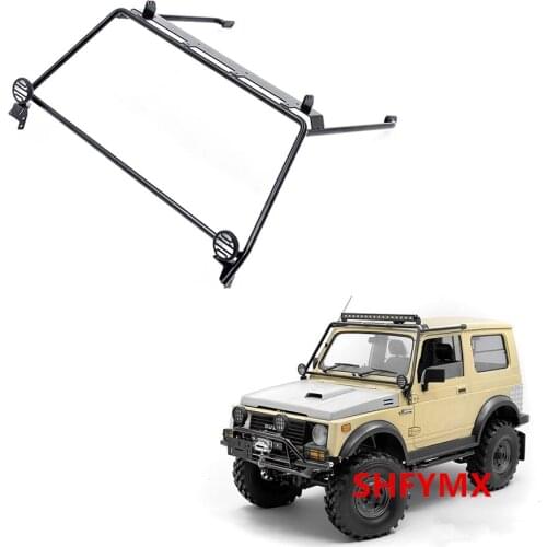 Metal Front Guard Cage With Lights For 1:6 Scale Remote Control Car Capo Sixer I Jimny Rc Toys Truck Upgrade Parts & Accessories