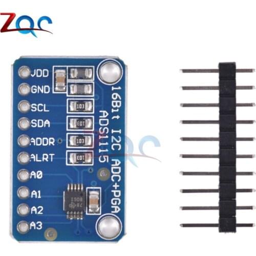 16 Bit I2C ADS1115 Module ADC 4 Channel With Pro Gain Amplifier RPi Development Board