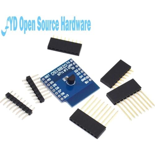 DS18B20 temperature sensor module temperature module for D1 mini module expansion board learning board