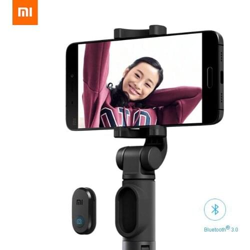 Original Xiaomi Foldable Tripod Monopod Selfie Stick Bluetooth With Wireless Button Shutter Selfie Stick For iOS/Android/Xiaomi