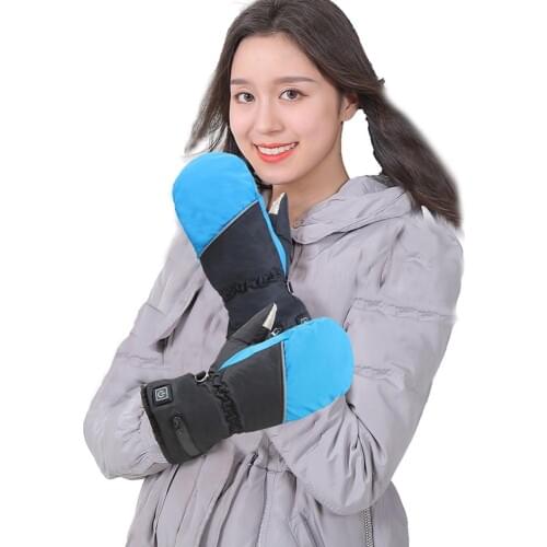 Heated Gloves Electric Rechargeable Insulated Touch Screen Heating Gloves for Women