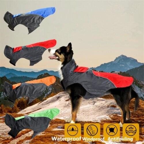 Field Waterproof Dog Jacket Breathing Warm Pet Coat Small& Medium& Large Outerwear Camping Clothing Sportswear For Dog(S/M/L/XL)