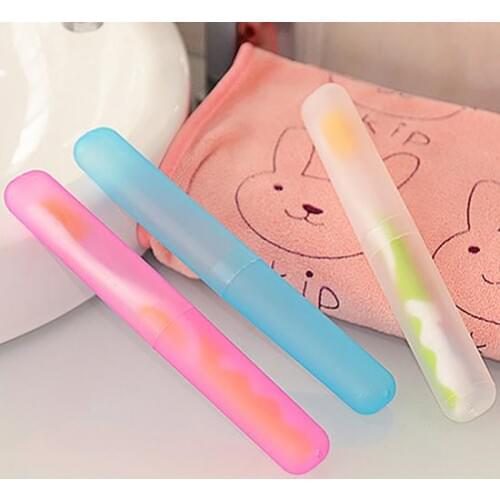 Portable Travel Hiking Camping Toothbrush Holder Case Tube Protect Cover Box Travel Storage Box Bathroom Accessories