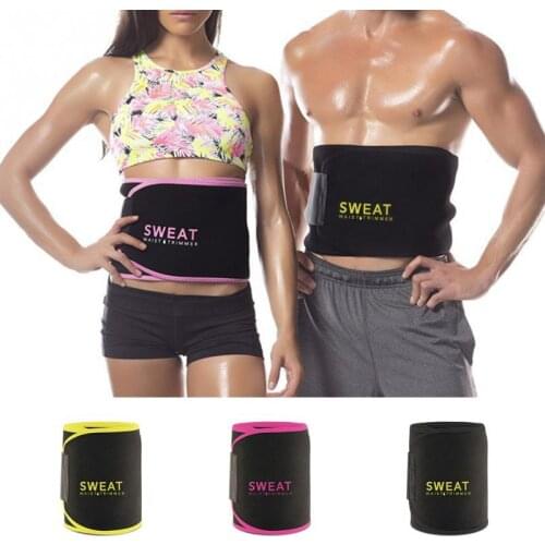 Waist Trimmer Belt Weight Loss Sweat Band Wrap Fat Tummy Stomach Sauna Sweat Belt Sport Safe Accessories