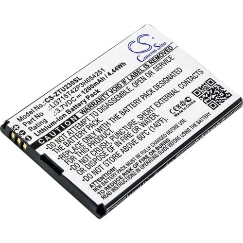 Premium Battery For B-Mobile BT001W,WiFi BM-MF30,WiFi MF30 1200mAh / 4.44Wh