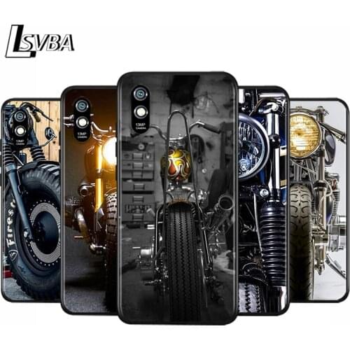 Anti-Fall Soft Black Cover Cross motorcycle sports Metal For Xiaomi Redmi 10X 5G 9C 9A 9 K20 8A 8 7A 7 S2 6A 6 Matte Phone Case