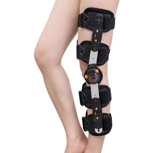 Adjustable knee joint fixation brace bracket fracture ligament strain bracket orthosis knee booster