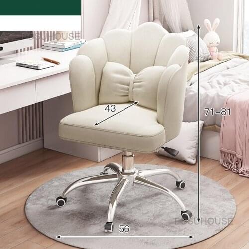 Study Home Computer Chair Sedentary Female Bedroom Back Swivel Office Chairs Home Furniture Dormitory Students Lift Office Chair