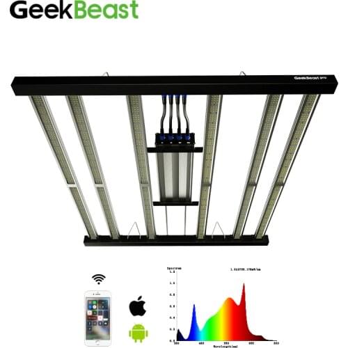 630w bar type led grow light bar with uniform ppfd grow light fixture for 6x6 tent grow