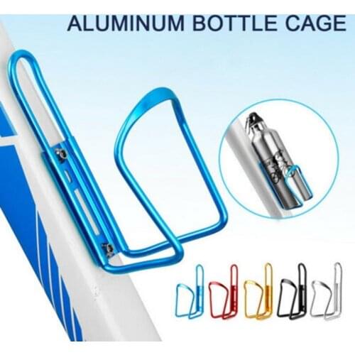 Bicycle Aluminum Alloy Colorful Bottle Cage Mountain Bike Water Cup Holder Riding Equipment Accessories