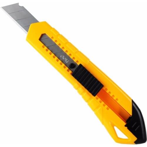 High Quality DeLi Utility Knife Open Box Paper Cutter Auto-lock Wallpaper Blade Knifes Office School Supply Out Door Home Tool
