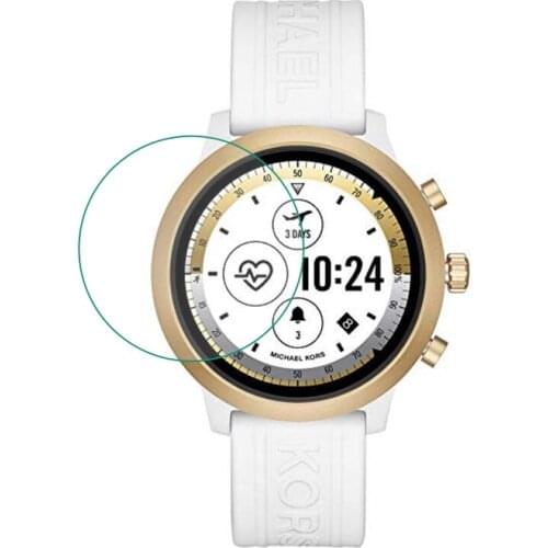 Tempered Glass Protective Film Guard For Michael Kors Access MKGO Smartwatch Screen Protector Cover Watch Protection